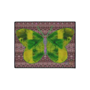 Heavy Duty Floor Mat (Butterfly Glade Denizen & Samhain Dream Thaw 14 & Purple Logo@Alchemic) RJSTH@Fabric#5_13 of 18 RJSTHw2025 RJS