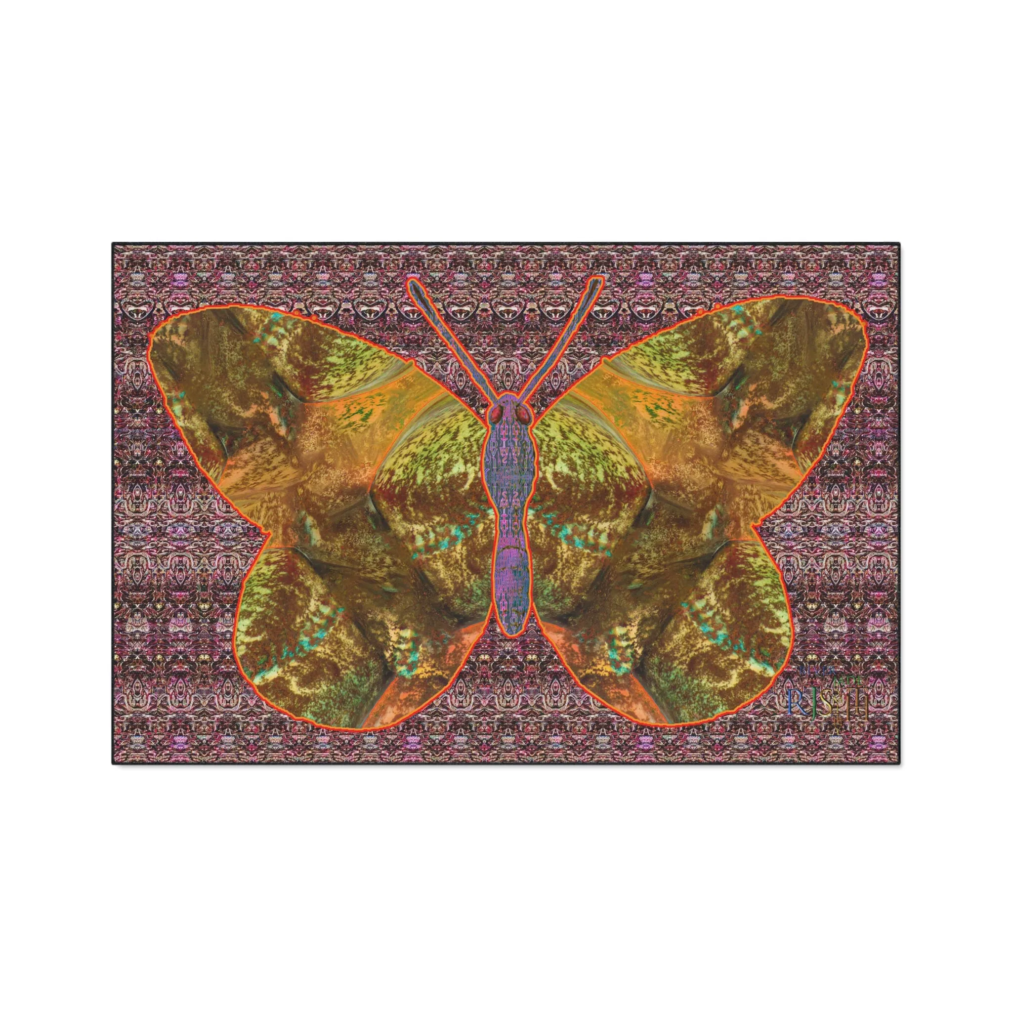 Heavy Duty Floor Mat (Butterfly Glade Denizen & Samhain Dream Thaw 14 & Purple Logo@Alchemic) RJSTH@Fabric#6_10 of 16 RJSTHw2025 RJS