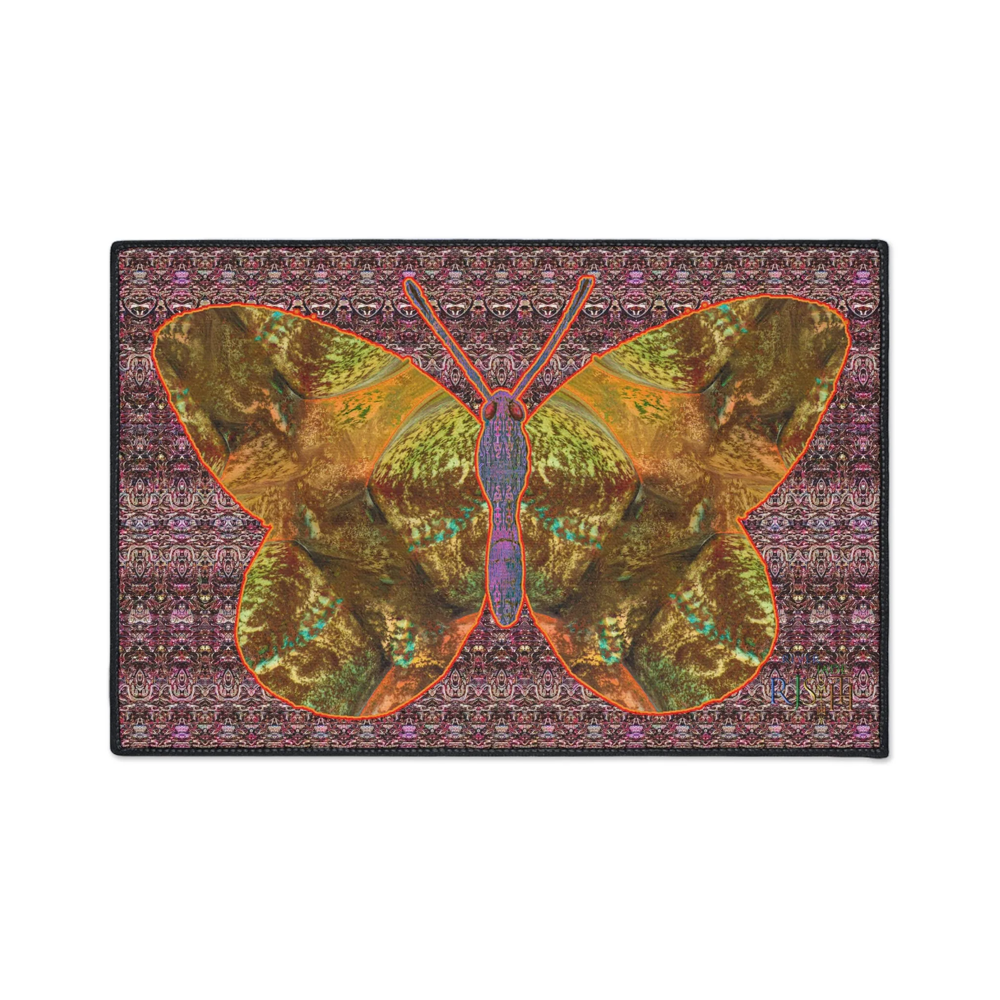 Heavy Duty Floor Mat (Butterfly Glade Denizen & Samhain Dream Thaw 14 & Purple Logo@Alchemic) RJSTH@Fabric#6_10 of 16 RJSTHw2025 RJS