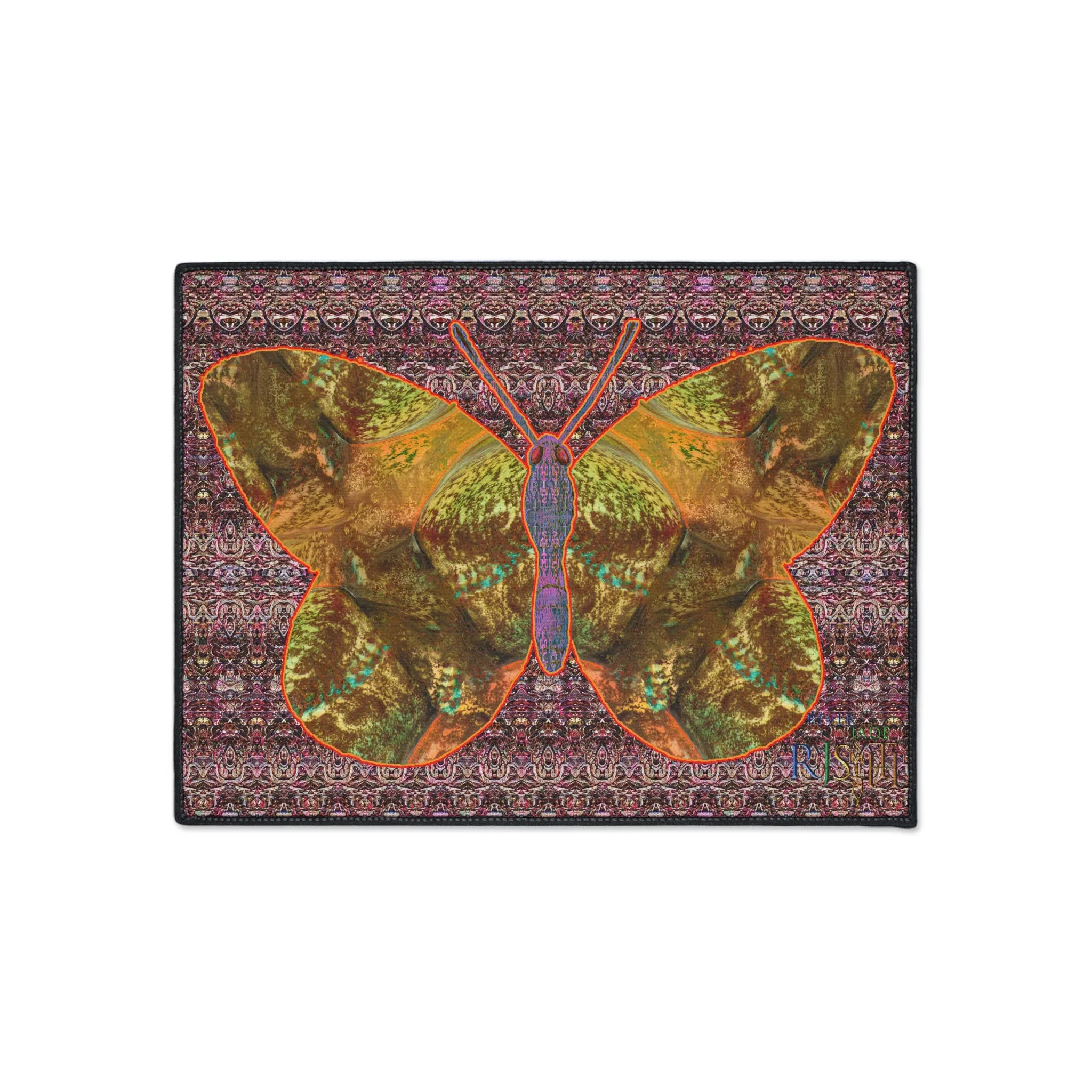 Heavy Duty Floor Mat (Butterfly Glade Denizen & Samhain Dream Thaw 14 & Purple Logo@Alchemic) RJSTH@Fabric#6_10 of 16 RJSTHw2025 RJS