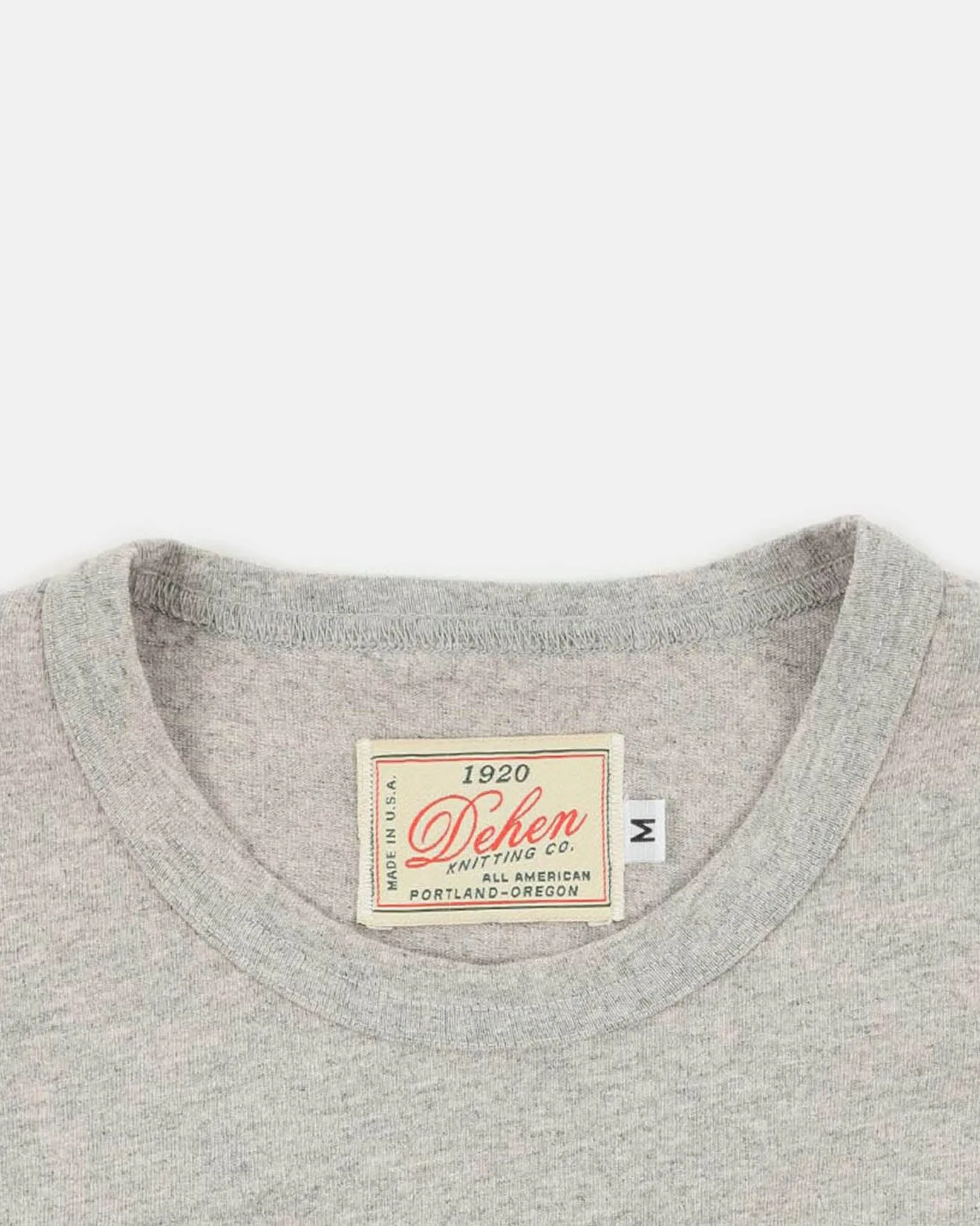 Heavy Duty Long Sleeve Tee - Single Pocket - Heather