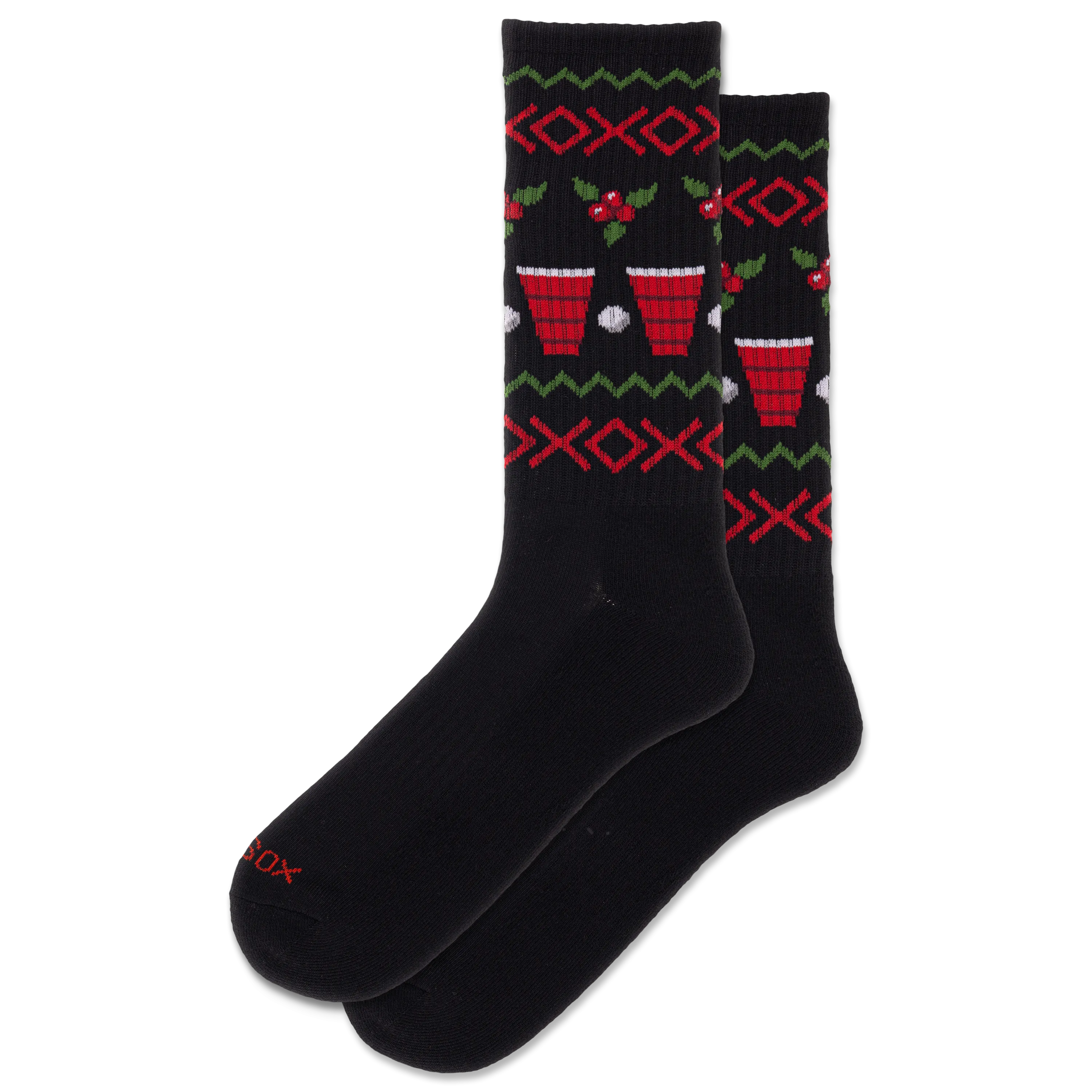HOTSOX Men's Beer Pong Active Crew Sock