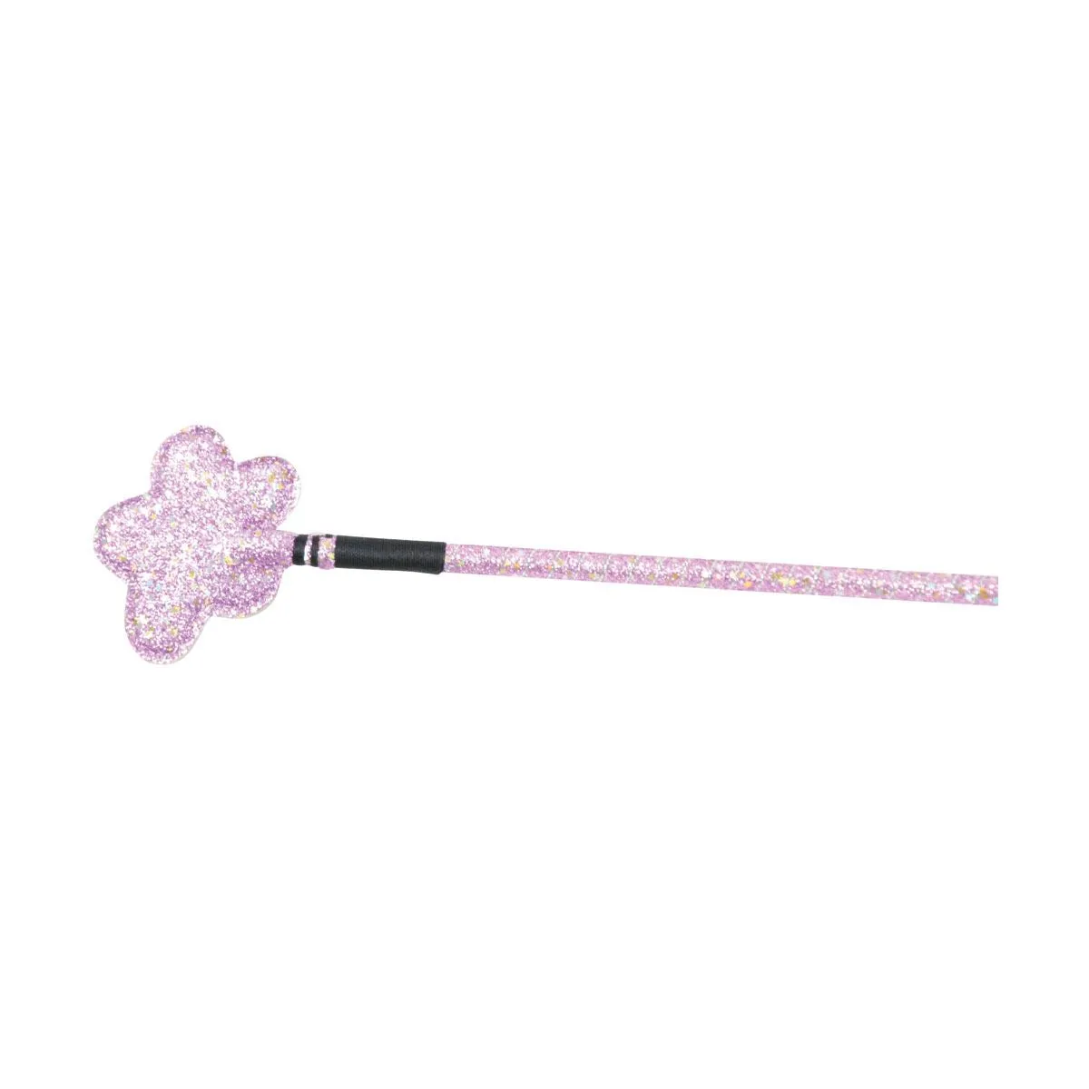 Hy Equestrian Riding Whip Glitter Flower