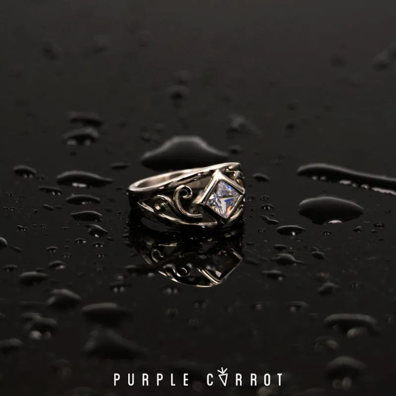 Ina Square Stone Ring