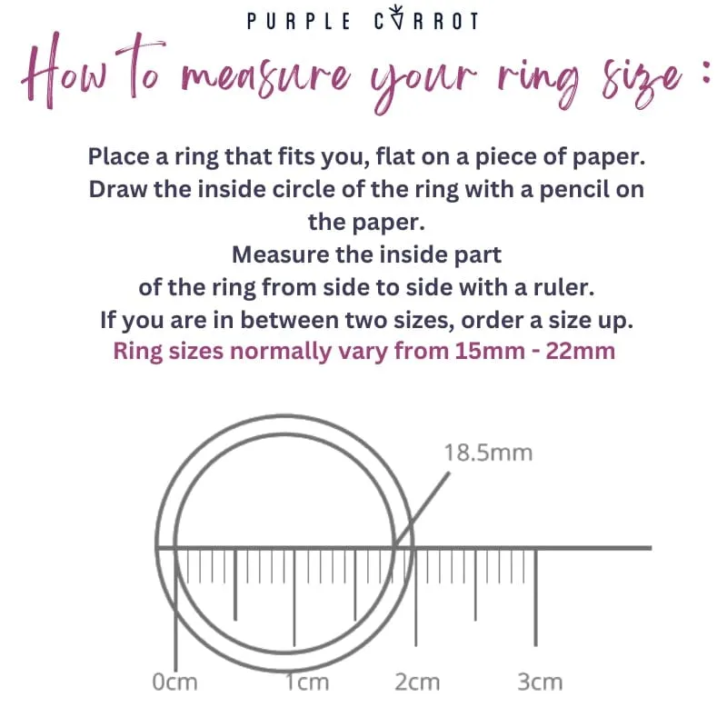 Ina Square Stone Ring