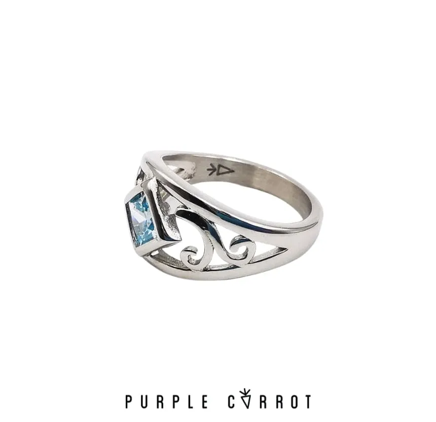 Ina Square Stone Ring