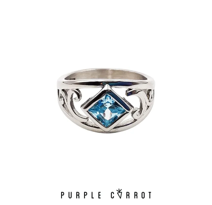 Ina Square Stone Ring
