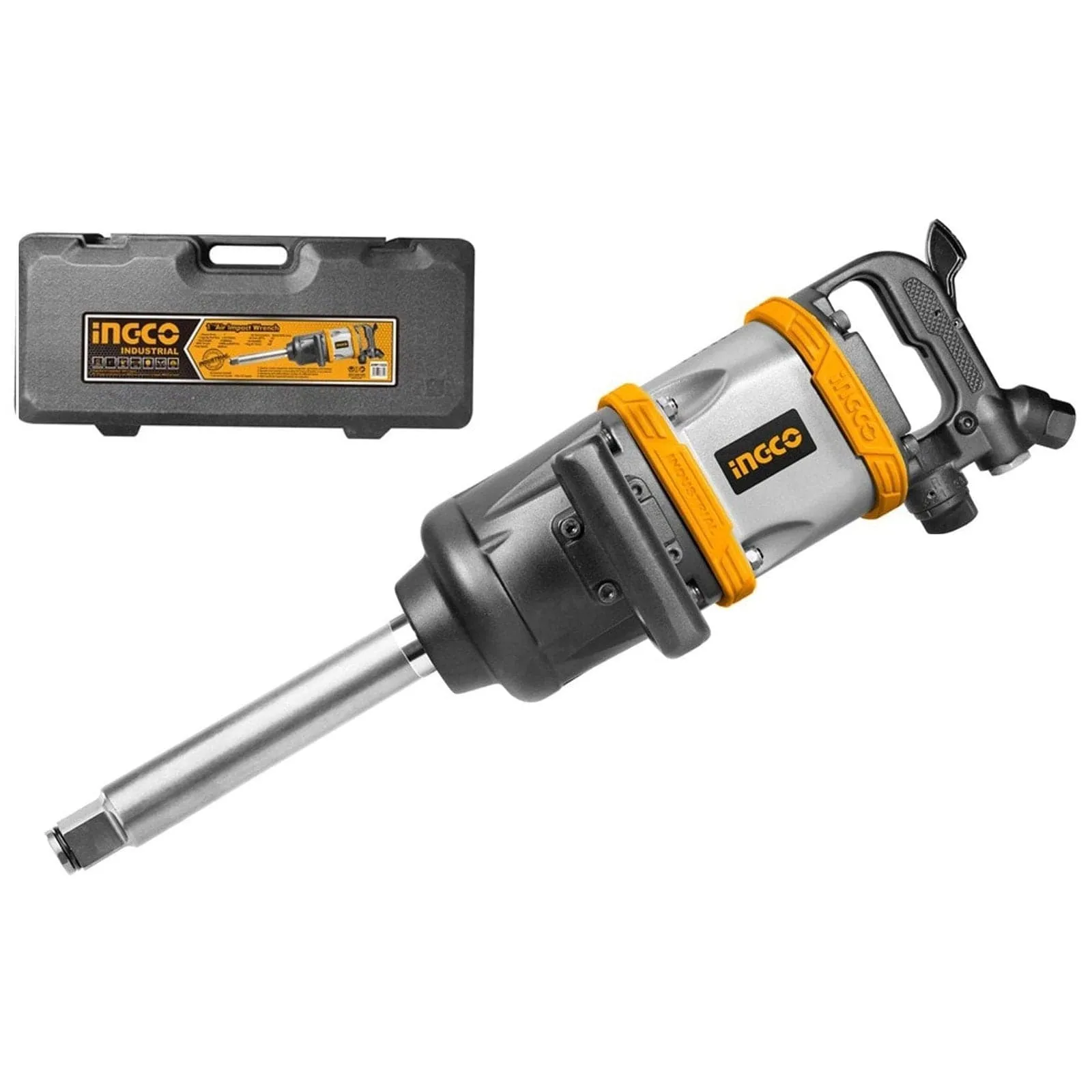 Ingco 1" Heavy Duty Industrial Air Impact Wrench 3100Nm Torque - AIW11222