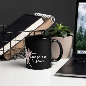 inspire born to dance Black Glossy Mug