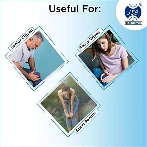 JSB H11 Electric Heating Pad for Knee Pain Relief Orthopedic Heat Belt (Free Size)