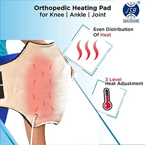 JSB H11 Electric Heating Pad for Knee Pain Relief Orthopedic Heat Belt (Free Size)
