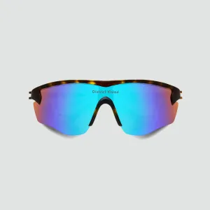 Junya Racer - Tortoise/D  Blue Mirror