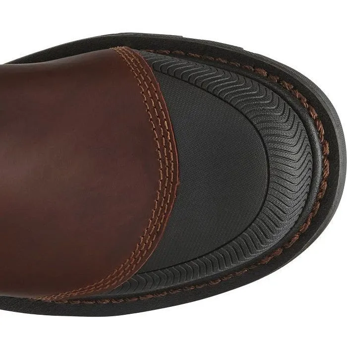 Justin Men's Warhawk II 11" WP Comp Toe Western Work Boot -Brown- WK2152
