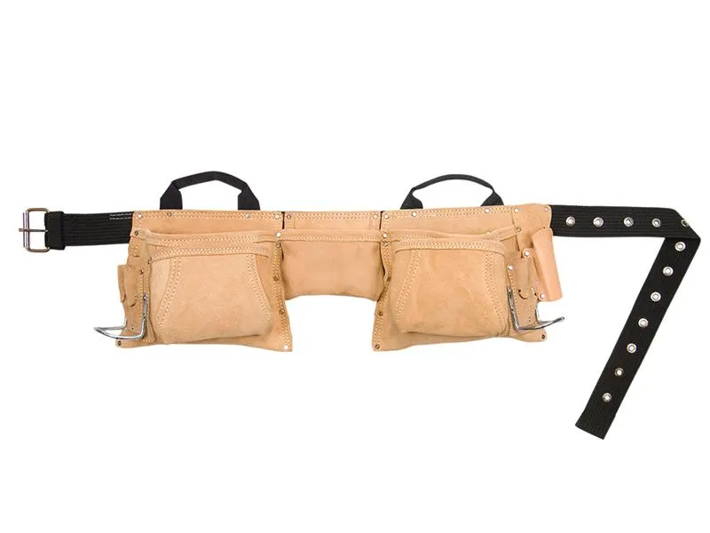 Kuny'S Ap-527X Heavy-Duty Leather Work Apron 12 Pocket