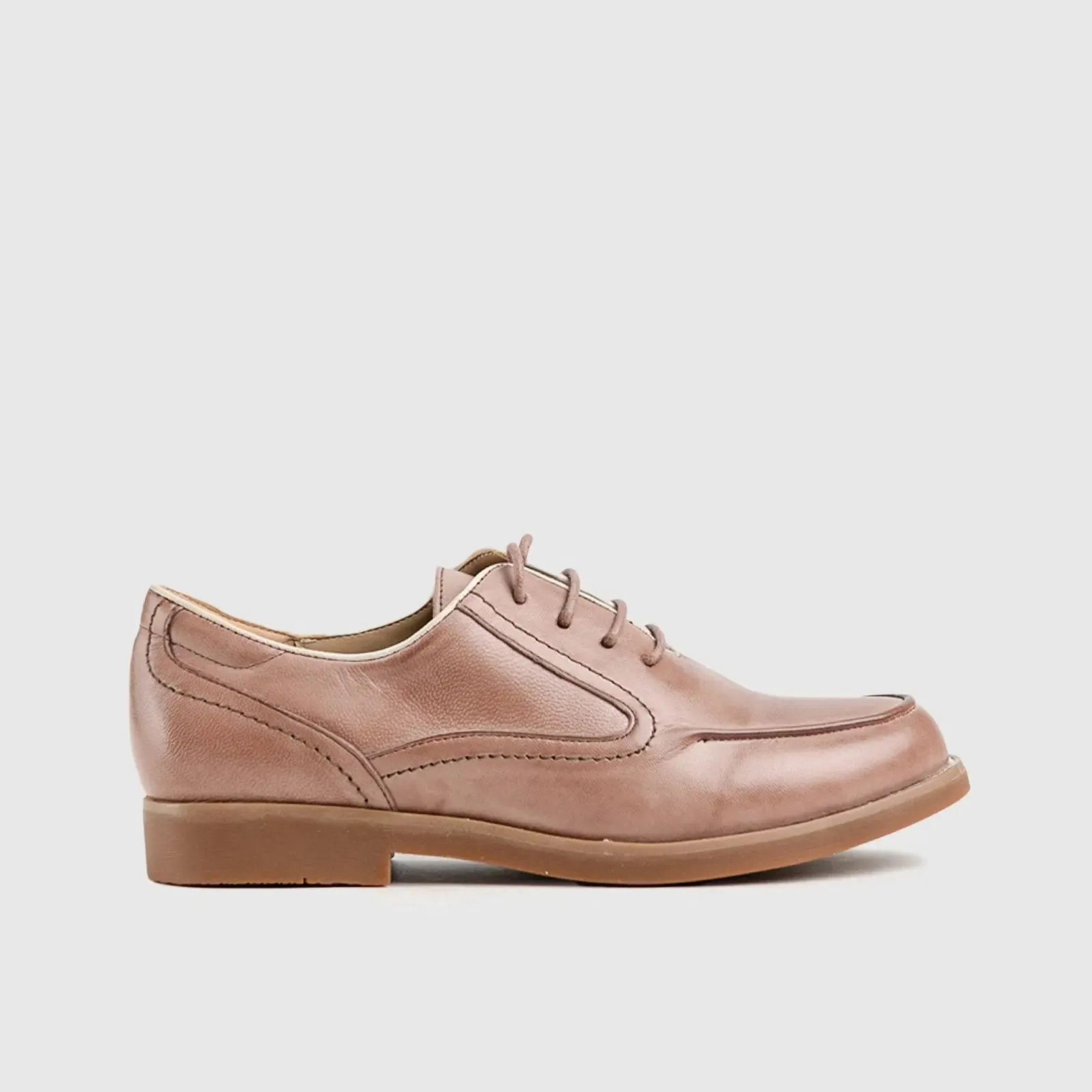 Leather Oxfords Brown HA002
