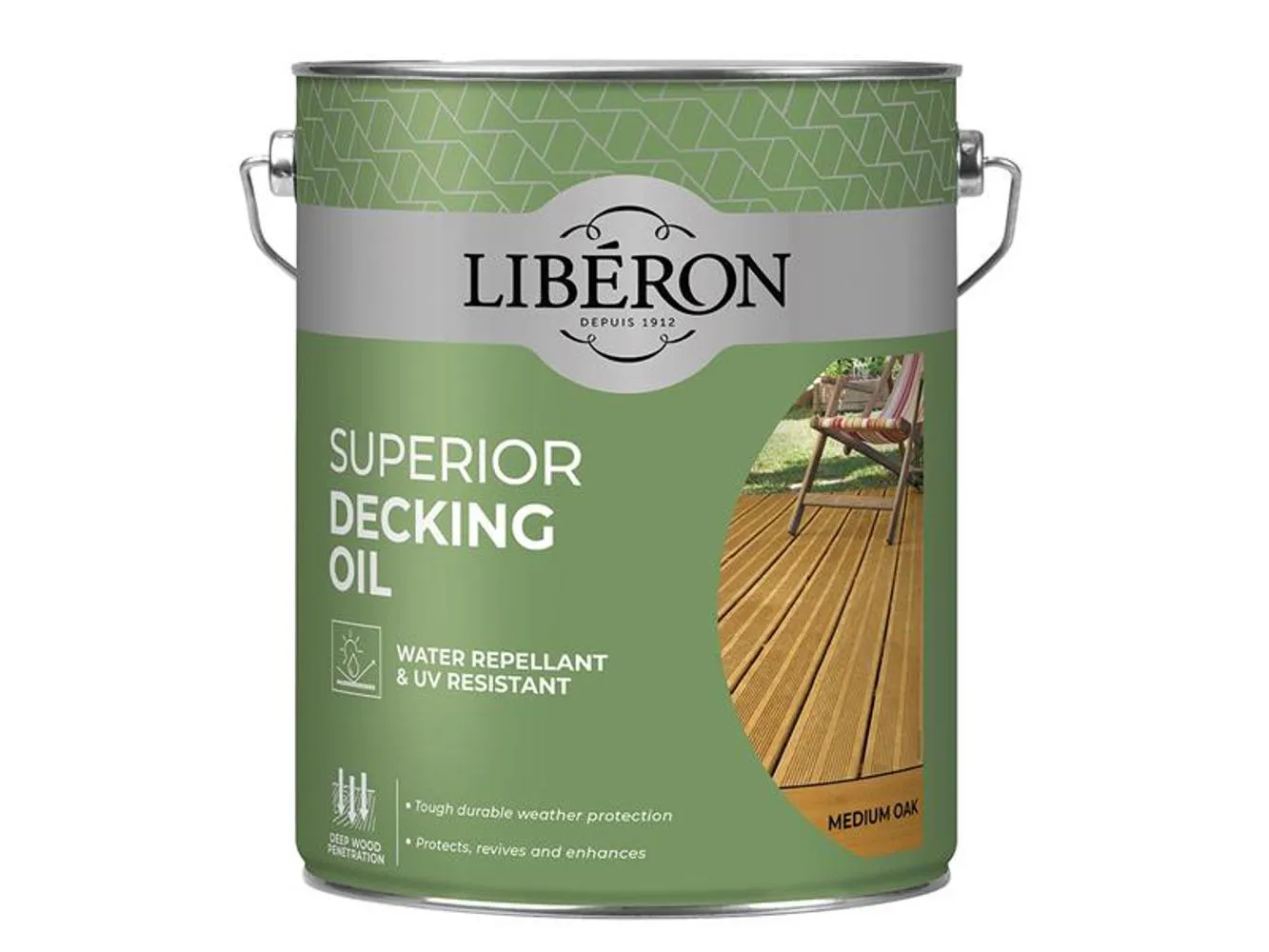 Liberon Superior Decking Oil Medium Oak 5 Litre
