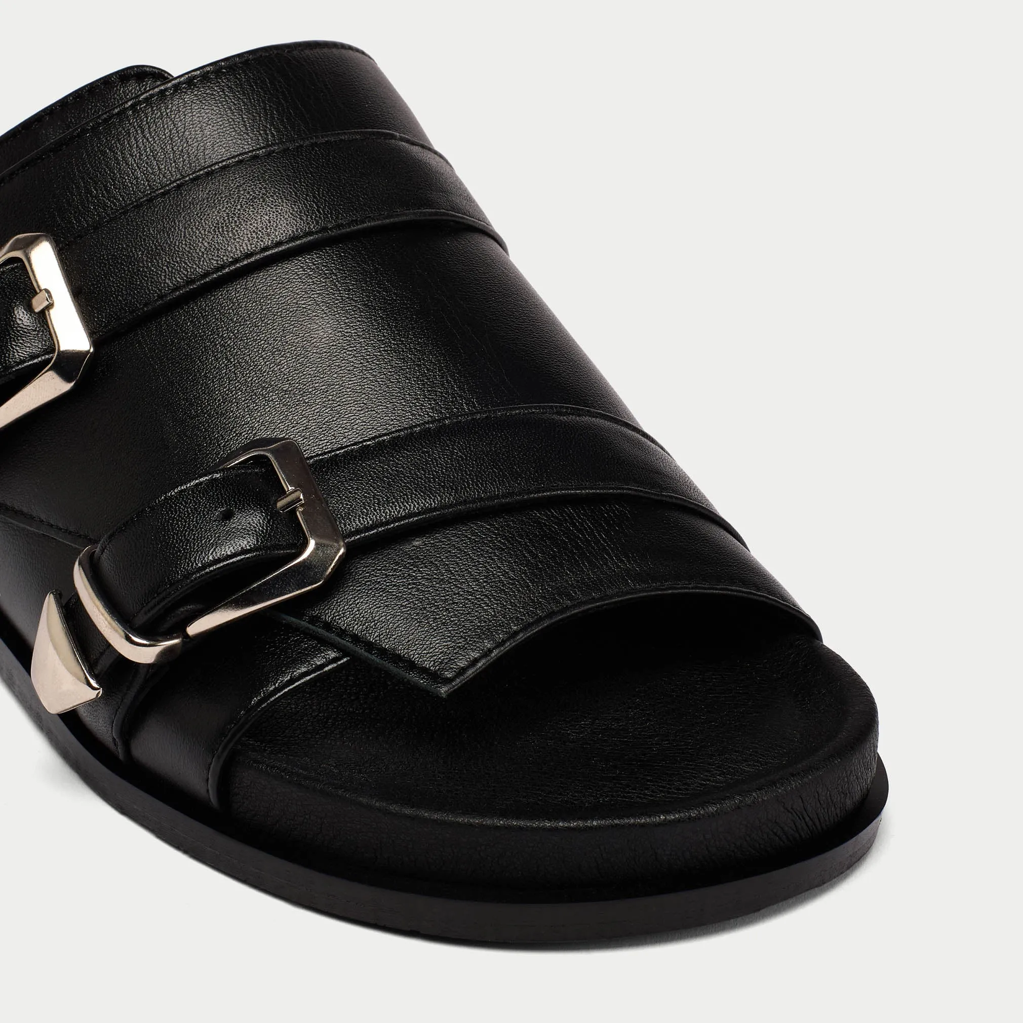 Lily - Black leather