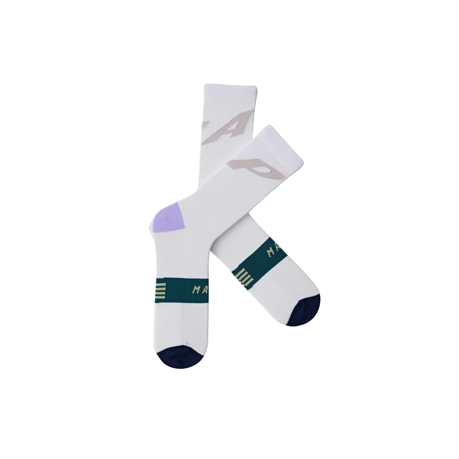 MAAP Level Sock - White/Heather Mix