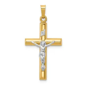 Medium Crucifix - 14kt Two-Tone Gold