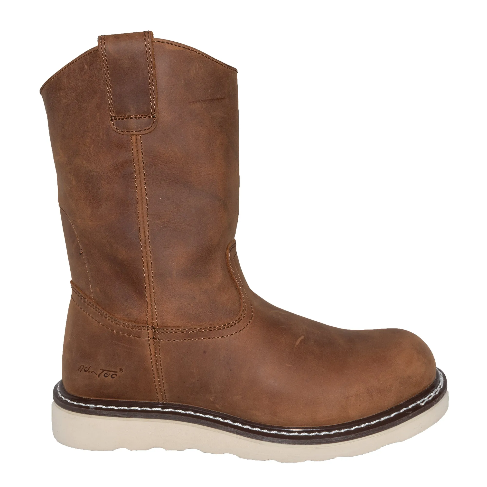 Men's 8" Side Zipper Pull On Wellington Boot - 9902