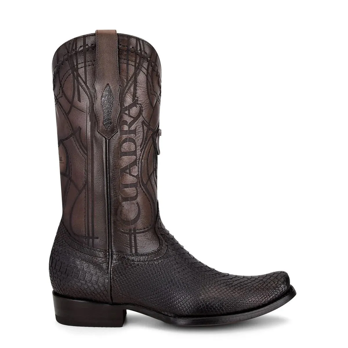 Men's Cuadra Python Square Toe Boots CU607