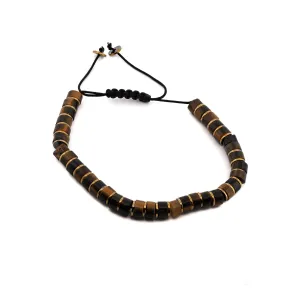 Men's Tiger's Eye Stone Adjustable Balance Bracelet