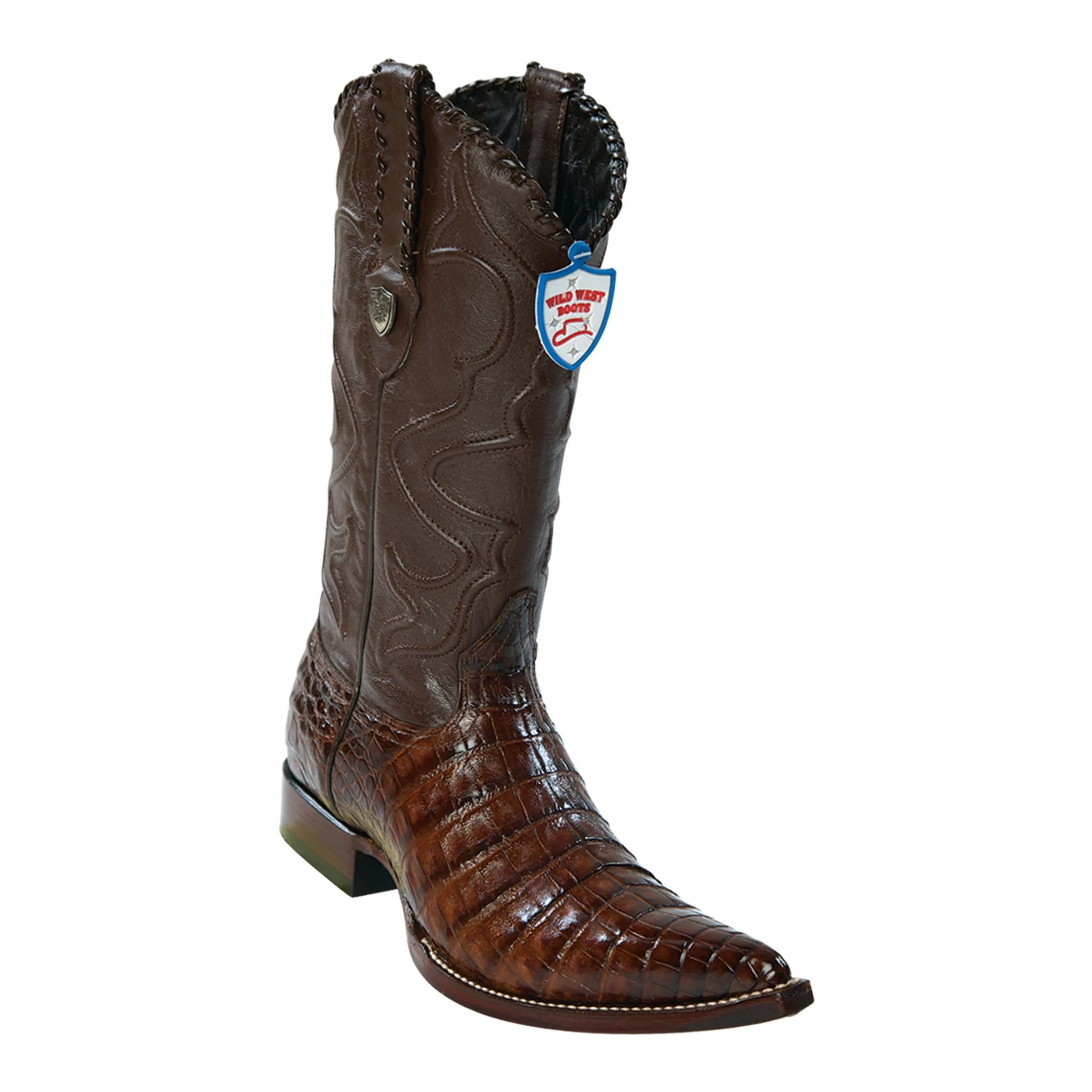 Men's Wild West Caiman Belly Boots 3x Toe