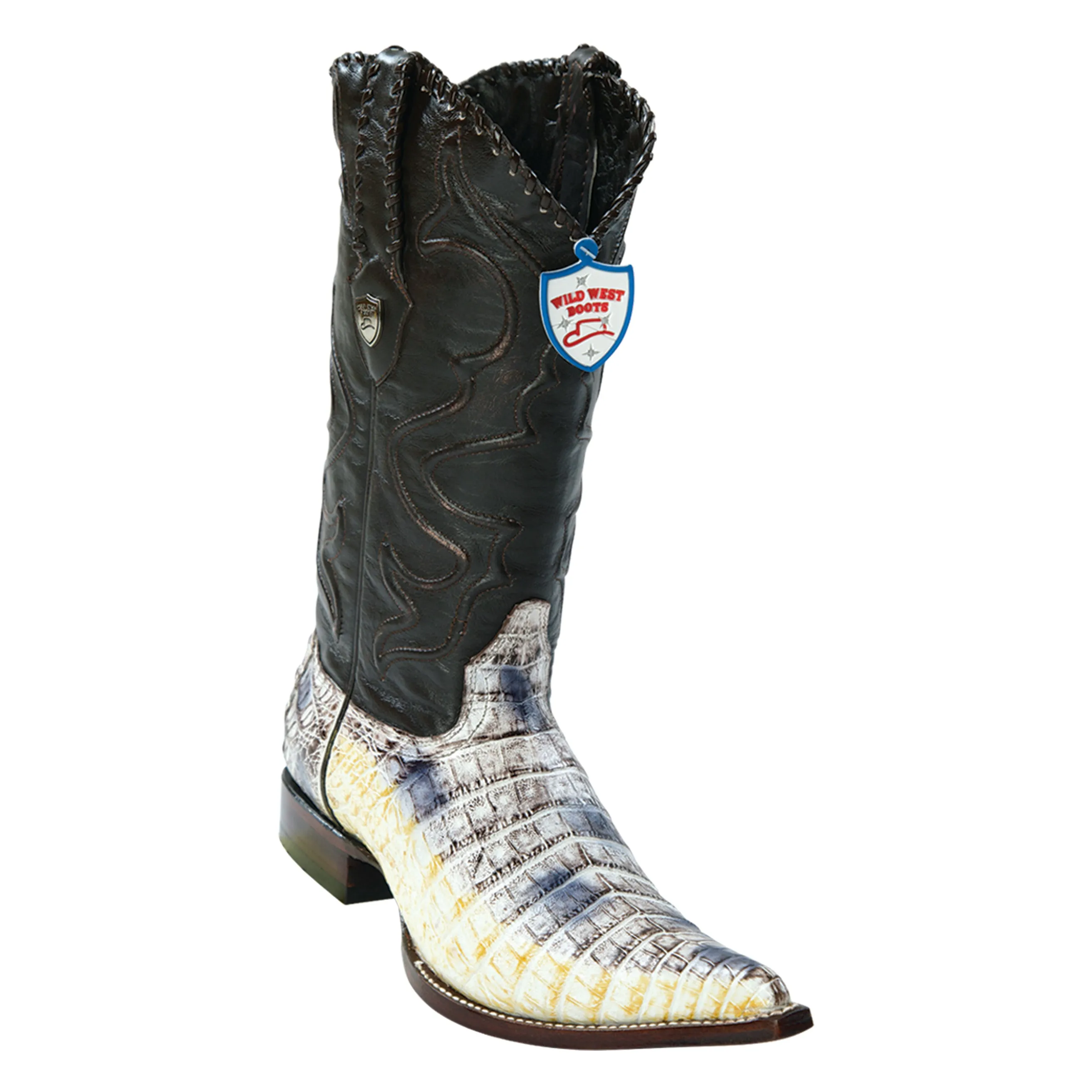 Men's Wild West Caiman Belly Boots 3x Toe