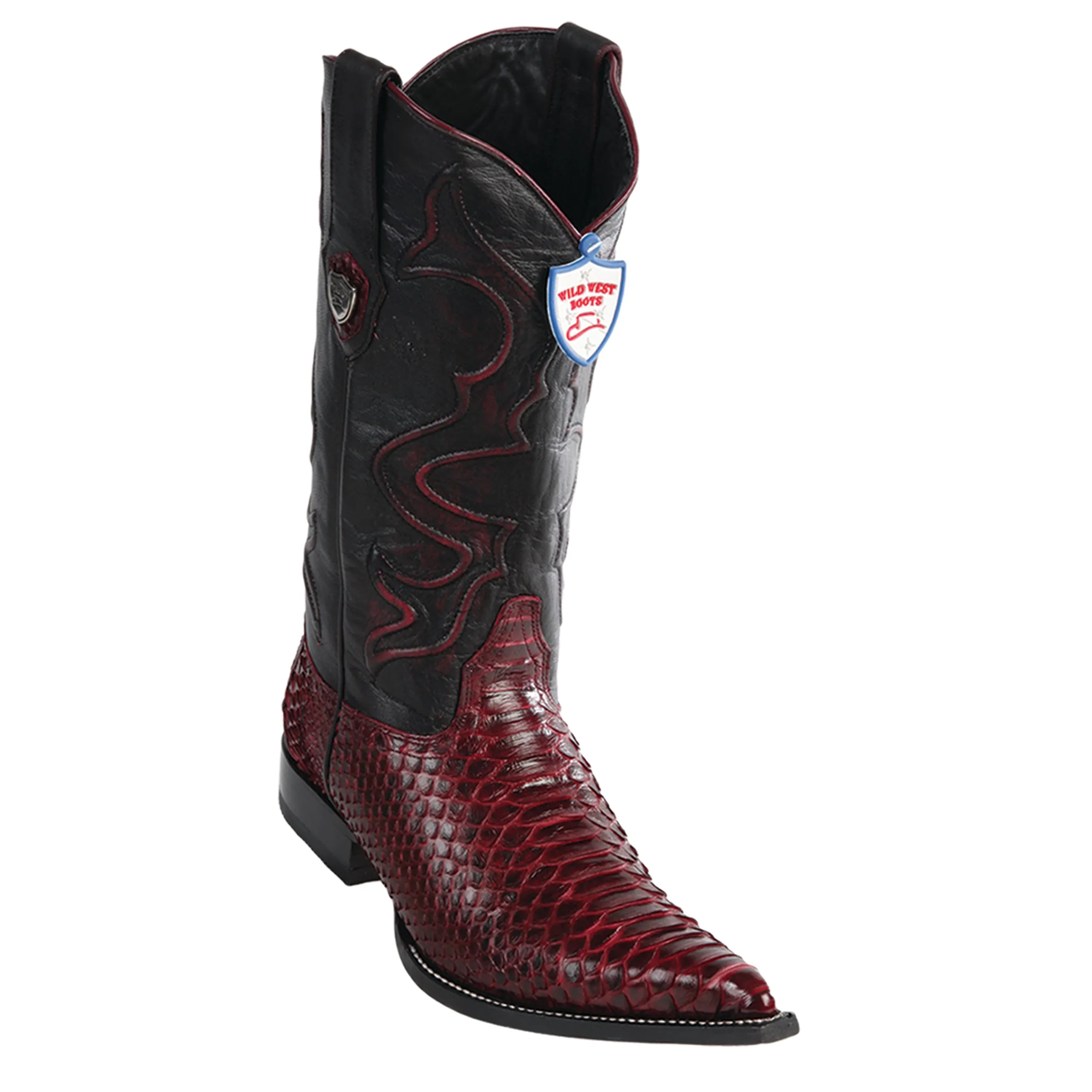 Men’s Wild West Python Boots 3x Toe