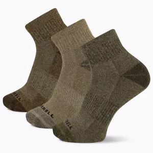 Merrell Wool Everyday Quarter Sock, 3 Pair Pack