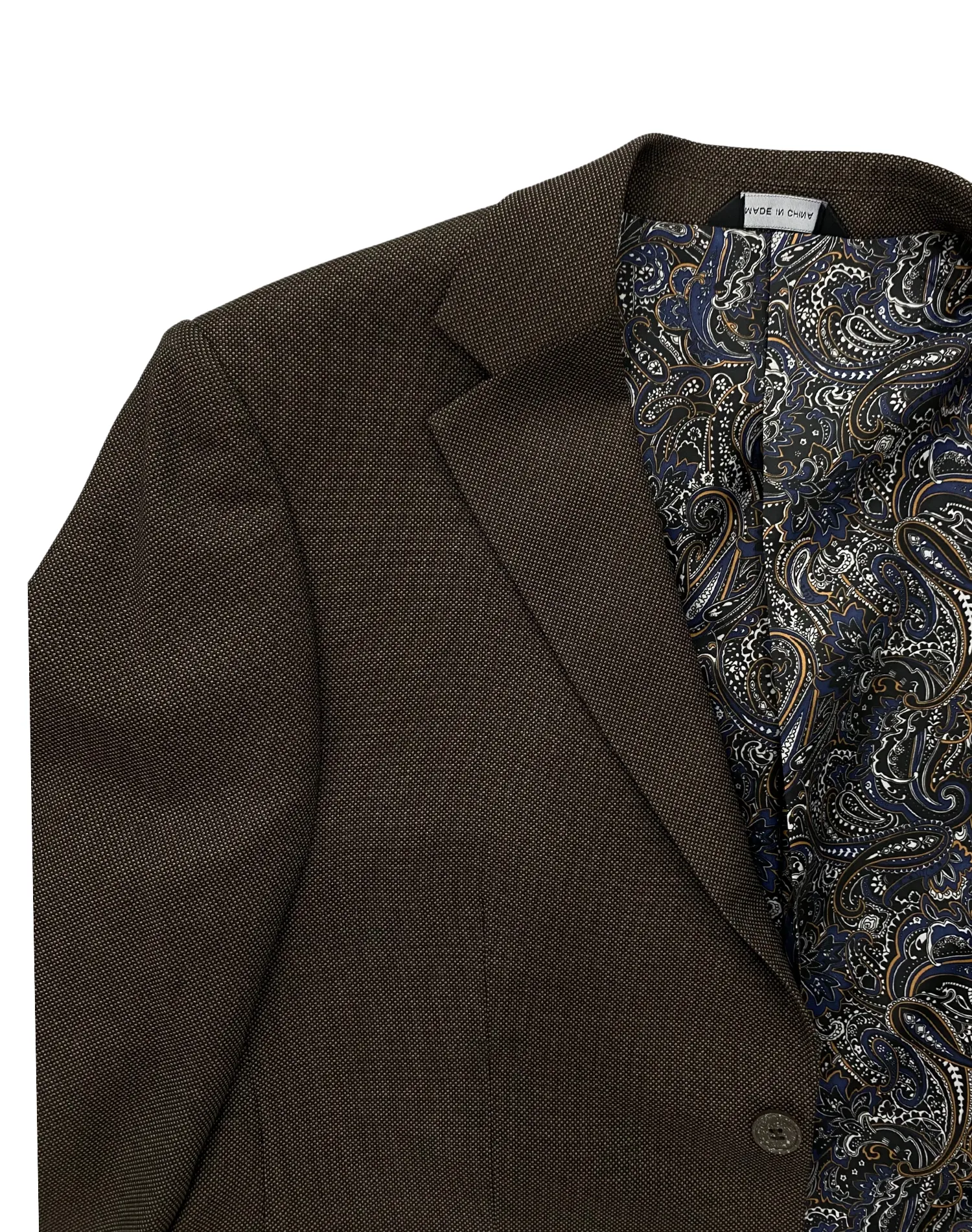 Michael Adams Textured Modern Fit Vested Suit - Taupe Brown 3220