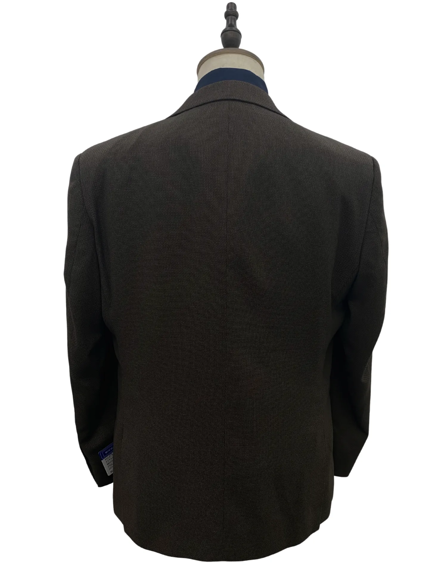 Michael Adams Textured Modern Fit Vested Suit - Taupe Brown 3220