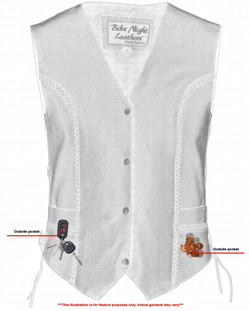 Miles Queen Women's Leather Vest