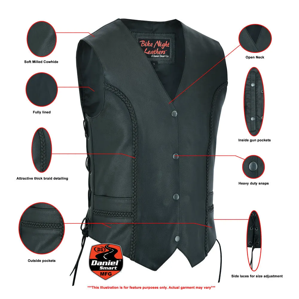 Miles Queen Women's Leather Vest