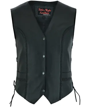 Miles Queen Women's Leather Vest