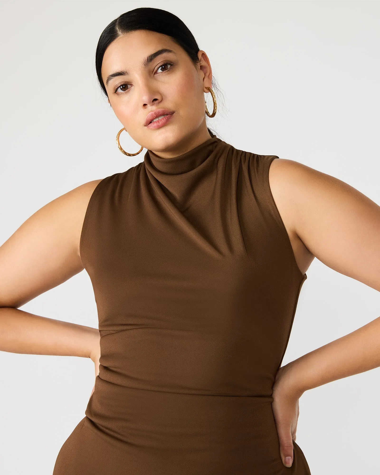 MO DRESS BROWN