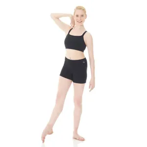 Mondor 1608 Cotton Classic Dance Short - Black - Adult