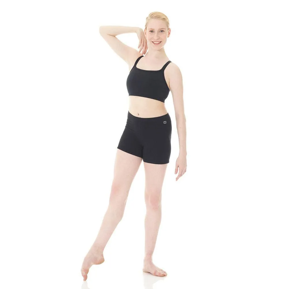 Mondor 1608 Cotton Classic Dance Short - Black - Adult