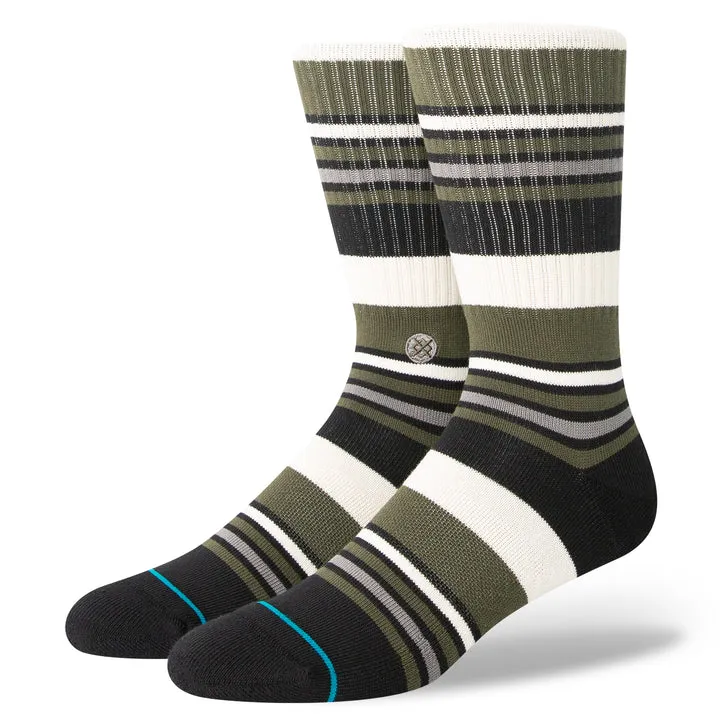 Mossy Crew Socks