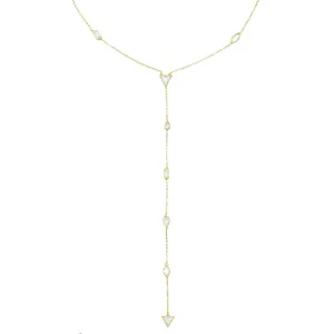 Multi-Stone Lariat