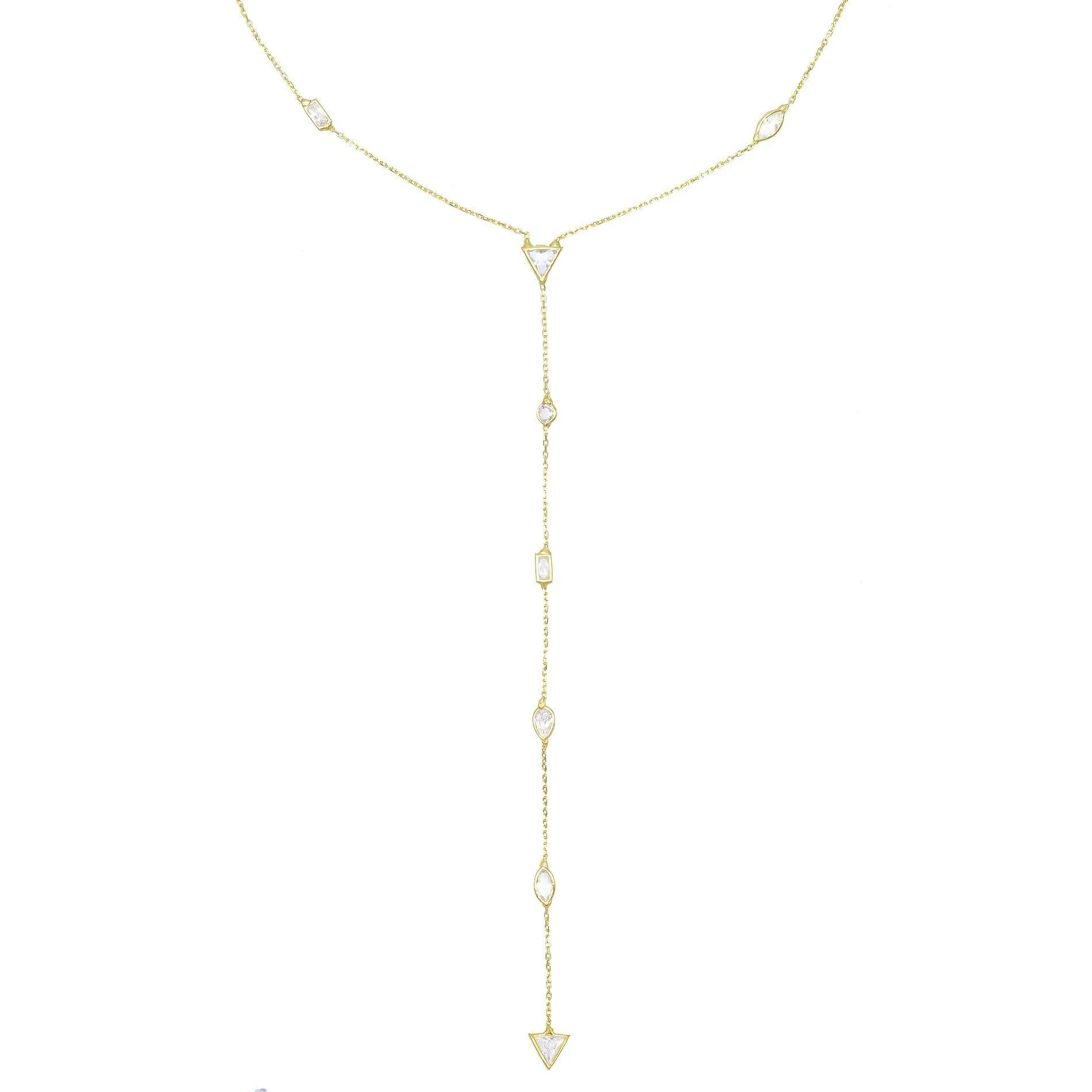 Multi-Stone Lariat