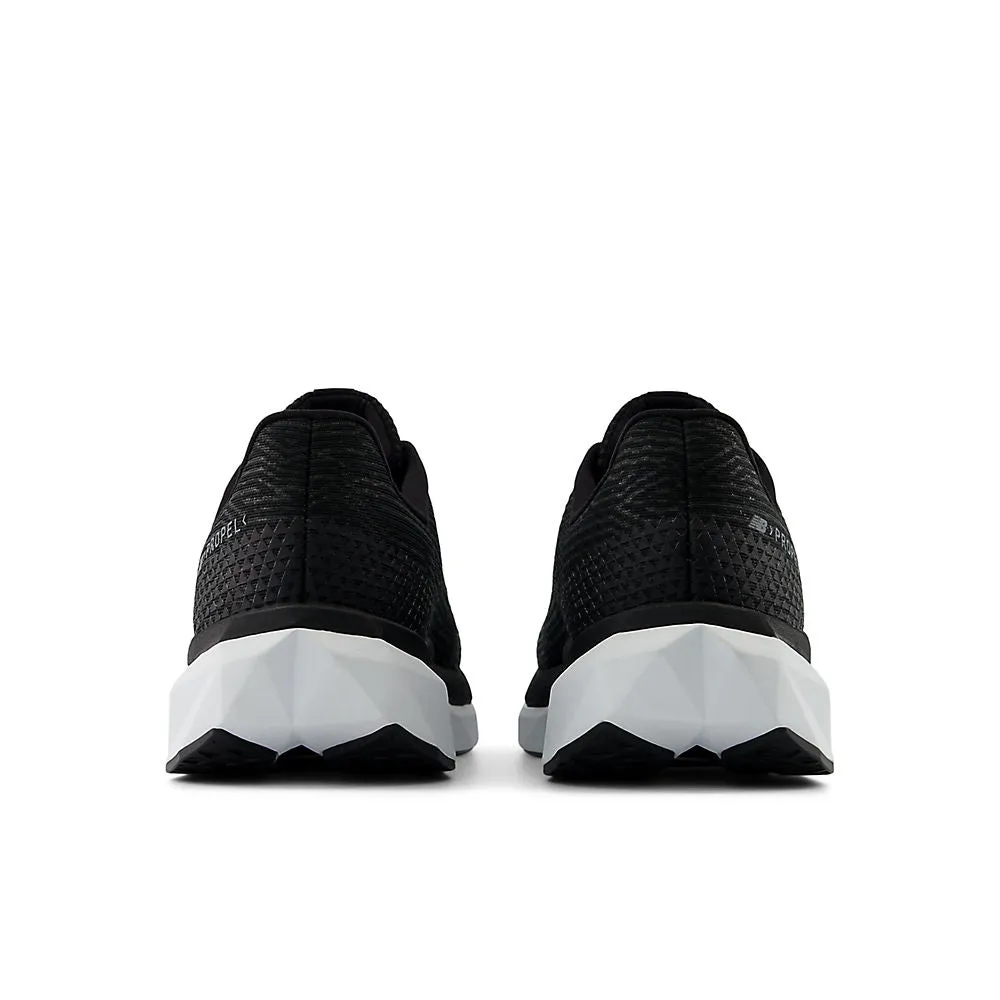 New Balance FuelCell Propel v5 (Mens) - Black with White and Steel