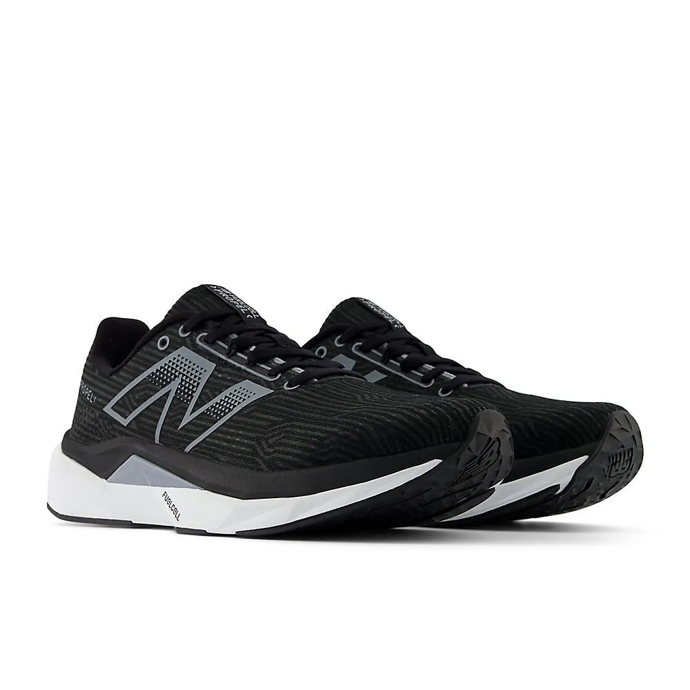 New Balance FuelCell Propel v5 (Mens) - Black with White and Steel