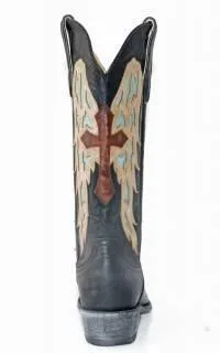 Old Gringo Yippee Ki Yay Joan of Arc  Black/Turquoise Boots