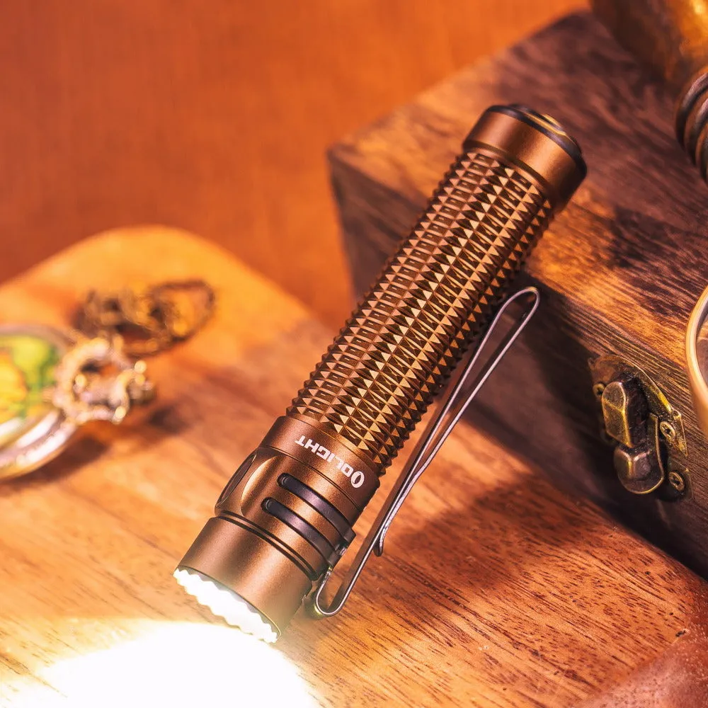 Olight Warrior Mini 3 1750 Lumens Tactical LED Torch Desert Tan