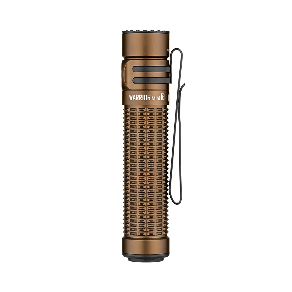 Olight Warrior Mini 3 1750 Lumens Tactical LED Torch Desert Tan