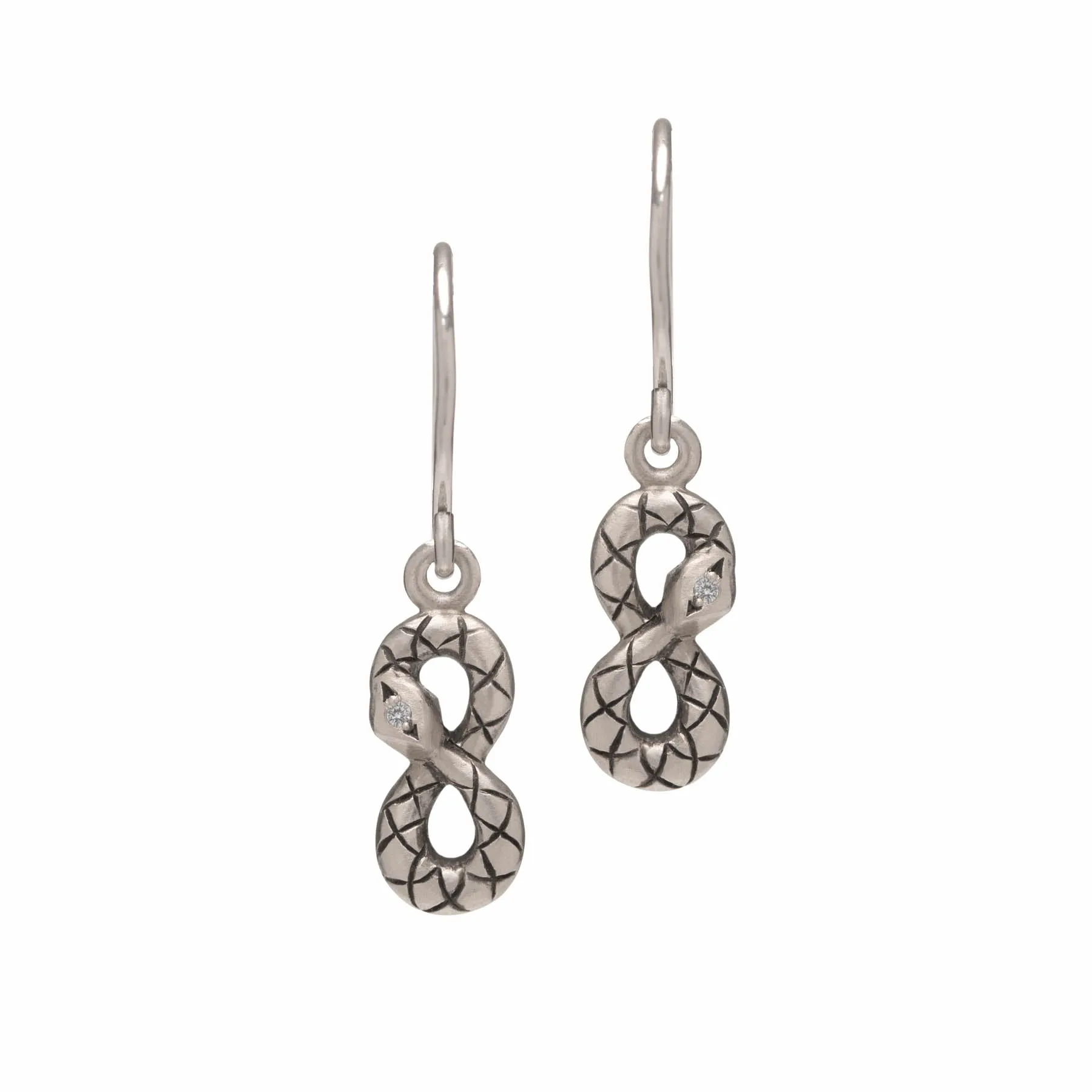 Ouroboros Charm Earrings