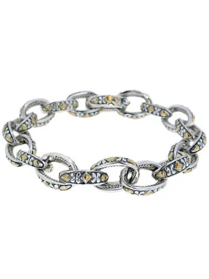Oval Link Collection - Two-Tone Bracelet