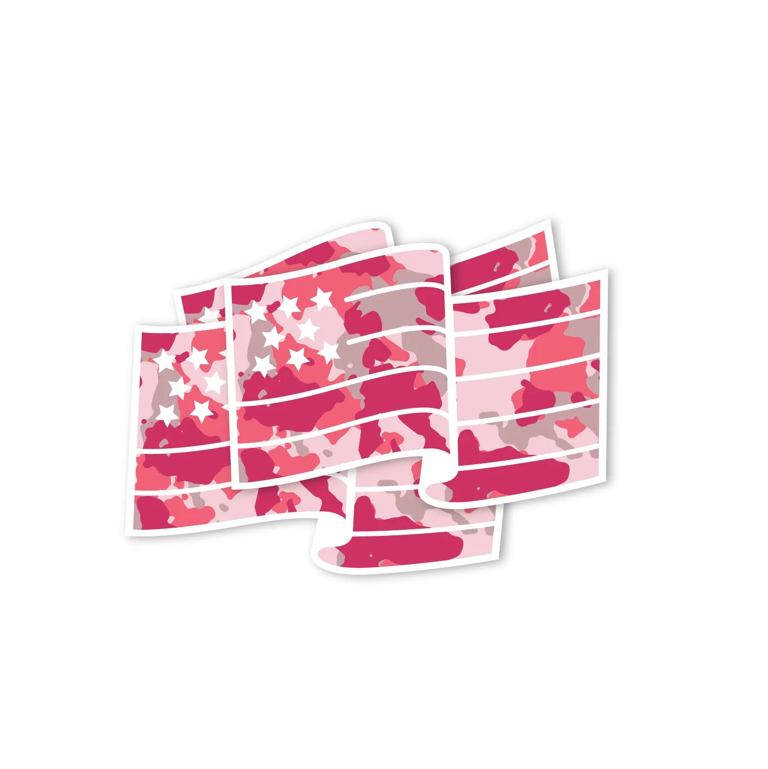 Pink Camo sticker