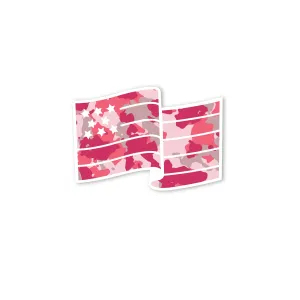 Pink Camo sticker